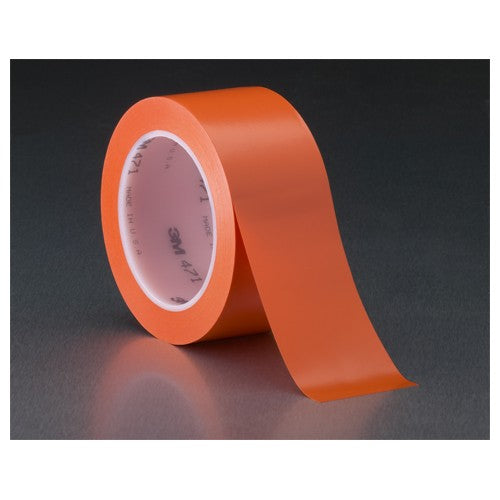 3M Vinyl Tape 471 Orange 1/2″ × 36 yd 5.2 mil - Caliber Tooling