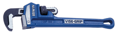1" Pipe Capacity - 8" OAL - Cast Iron Pipe Wrench - Caliber Tooling