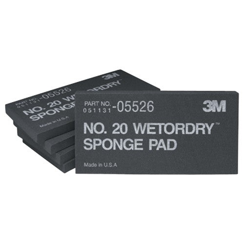 ‎3M Wetordry Sponge Pad 20 05526 5 1/2 × 2-3/4″ × 3/8″ - Caliber Tooling