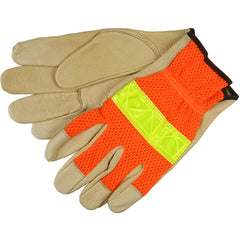 Org Hi Vis Mesh Refl Back Pig Grain Palm