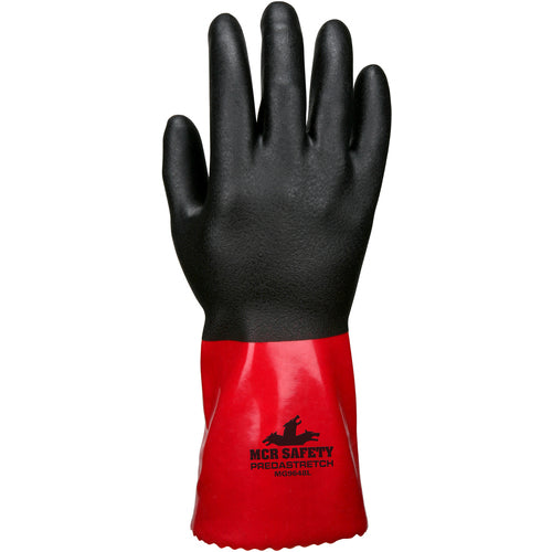 PredaStretch Red/Black PVC/Nitrile Blend L