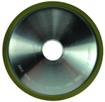 6 x 1/2 x 1-1/4'' - 1/8'' Abrasive Depth - 150 Grit - 3/8 Rim Type 4A2 Diamond Wheel for Foley-Type Grinder - Caliber Tooling