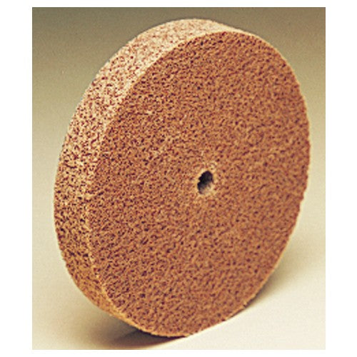 Scotch-Brite Cut and Polish Unitized Wheel CP-UW 5A Fine 3″ × 1/8″ × 3/8″ - Caliber Tooling