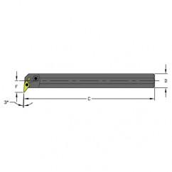 S16S MVUNR3 Steel Boring Bar - Caliber Tooling