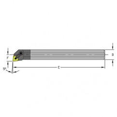 E24U MCLNR4 Solid Carbide Boring Bar w/Coolant - Caliber Tooling