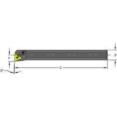 S16S MTUNR3 Steel Boring Bar - Caliber Tooling