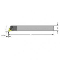 E16T MWLNR4 Solid Carbide Boring Bar w/Coolant - Caliber Tooling