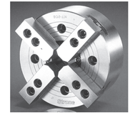 Strong Power Chucks - NIT-200 Series Chucks - 4 Jaw - Part # K-F206A5-NIT-B - Caliber Tooling