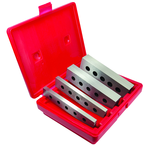 #CP31612 - 4 Piece Set - 3/16 & 1/2'' Thickness - 1/4'' Increments - 1 to 1-3/4'' - Parallel Set - Caliber Tooling