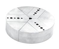 Round Chuck Jaws - Northfield Type Chucks - Chuck Size 6" inches - Part #  RNF-6300A - Caliber Tooling