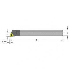 E12Q SWLCL3 Solid Carbide Boring Bar w/Coolant - Caliber Tooling