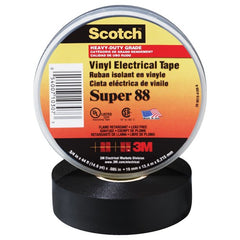 Scotch Vinyl Electrical Tape Super 88 3/4″ × 36 yd Black - Caliber Tooling