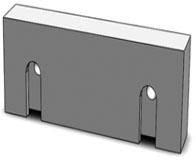 Ultra Quick Change Vice Jaws - SBM - Part #  VJ-6QM62020S-U - Caliber Tooling