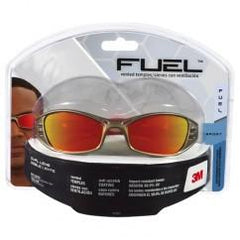 FUEL TITANIUM FRAME RED MIRROR LENS - Caliber Tooling