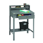 34-1/2"W x 29"D x 53" H - Foreman's Desk - Open Type - w/Lockable Drawer - Caliber Tooling