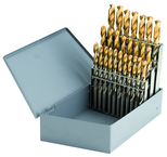 A - Z HSS-Co8% Straight Shank Split Point Drill Set (26Pcs) - Caliber Tooling