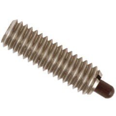 End Force Spring Plunger - 3 lbs Initial End Force, 13 lbs Final End Force (1/4″–20 Thread) - Caliber Tooling