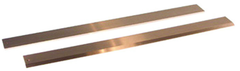 #SE72SSHD - 72" Long x 3-1/64" Wide x 11/32" Thick - Stainless Steel Straight Edge - No Bevel; No Graduations - Caliber Tooling