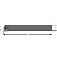 S10Q NER2 Steel Boring Bar - Caliber Tooling