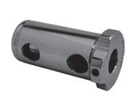 Type LB Tool Holder Bushings - Part #  TBLB-15-1000-B - (OD: 1-1/2") (ID: 1") (Head Thickness: 3/8") (Center Hole Distance: 1-1/4"   &   Shoulder to Center of First Hole: 1/2"   ) (Length Under Head: 3-1/8") - Caliber Tooling