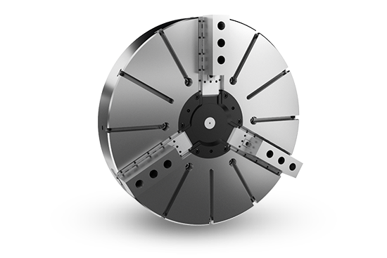 Auto Strong V(40”-79”) Series Large wedge type non through-hole power chuck (adapter excluded) - Part # 40" VIT-240 - Exact Industrial Supply