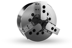 Auto Strong VRA Series Non through-hole power chuck for vertical lathe (adapter included) - Part # V-215RA8 - Exact Industrial Supply