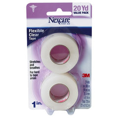 Nexcare Transpore Clear First Aid Tape 527-P1 1″ × 10 yds Wrapped - Caliber Tooling