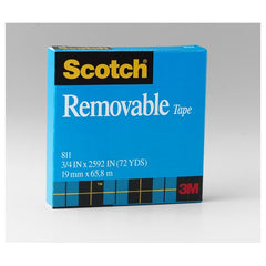 Scotch Removable Tape 811 3/4″ × 2592″ Boxed - Caliber Tooling