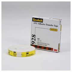 Scotch ATG Repositionable Double Coated Tissue Tape 928 Translucent White 3/4″ × 36 yd 2 mi - Caliber Tooling