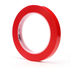 3M Vinyl Tape 471 Red 1/2″ × 36 yd 5.2 mil - Caliber Tooling